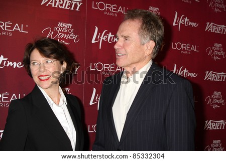 LOS ANGELES - SEPT 23:  Annette Bening, Warren Beatty arriving at the Variety\'s Power of Women Luncheon at Beverly Wilshire Hotel on September 23, 2011 in Beverly Hills, CA