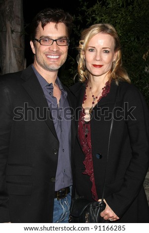 LOS ANGELES - DEC 17:  Rick Hearst and Wife at the 2011 Tom / Achor Annual Christmas Party at Private Home on December 17, 2011 in Glendale, CA