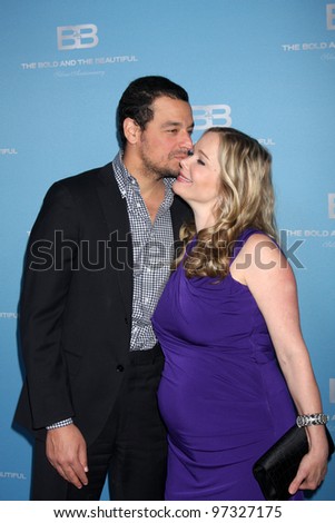 Los Angeles - Mar 10: Bobby Ghassemieh; Jennifer Gareis Arrives At The ...