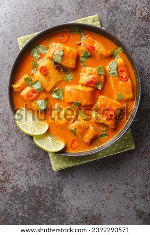 Foto Bild Weißfischfilet Curry mit Tomatensauce