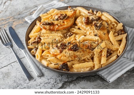 Similar – Image, Stock Photo Pasta with chicken Italian