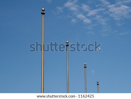 Empty Flag Poles