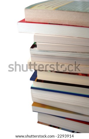 Pile of Various Different College Text Books