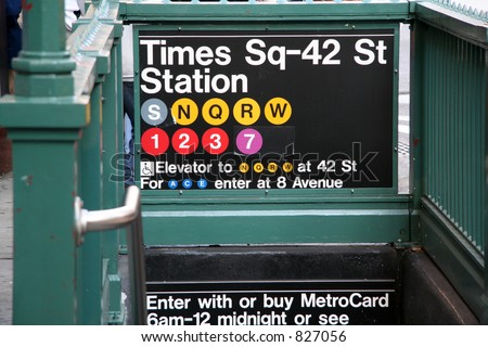 Time Square Subway Stock fotó © 