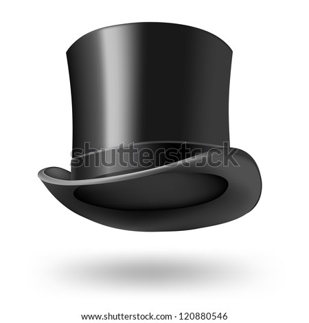 black gentleman hat