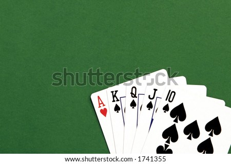 Poker Hand - Ace Of Hearts, Spades