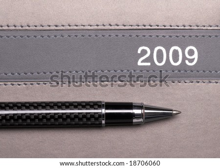 Calendar Front Page 2009 - Focus On Black Pen