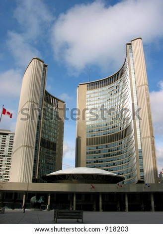 New Toronto city hall, downtown