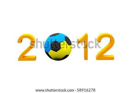 Render for the european soccer tournament in 2012 in ukraine