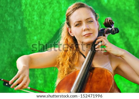 cello player woman