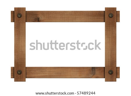 Wooden Photo Frame, Isolated, High Resolution - 57489244 : Shutterstock