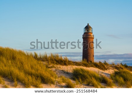 Similar – Image, Stock Photo Lighthouse Darßer Ort