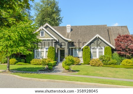 Luxury House In Vancouver, Canada Stock Photo 358928045 : Shutterstock