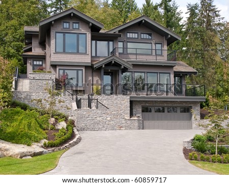 Luxury House In Vancouver, Canada. Stock Photo 60859717 : Shutterstock