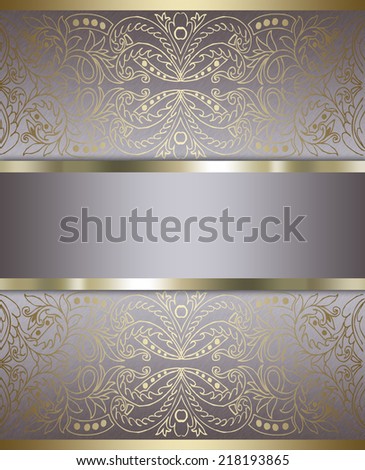 Stylish background  gold  and color amethyst  with tape design layout , copy space for text