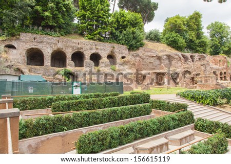 House of Augustus is the first major site upon entering the Palatine Hill in Rome, Italy. It served as the primary residence of Caesar Augustus during his reign.