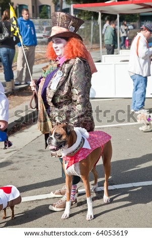 SUNNYVALE, CA, USA - OCTOBER 30: Howl\'oween Pet Parade & Faire Pet Parade October 30, 2010 in Sunnyvale, CA, USA