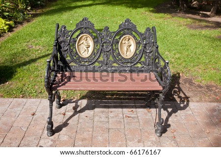 A bench is a piece of furniture, which mostly offers several persons seating.