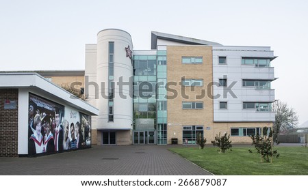 SWINDON, UK - APRIL 6, 2015: The New College in Swindon, Wiltshire