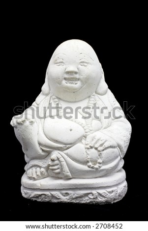 Laughing Buddha from stone