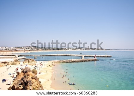 Tourism near Lagos in Portugal