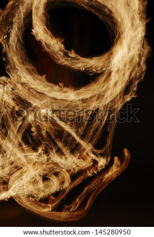 Fire texture from a fire dancer