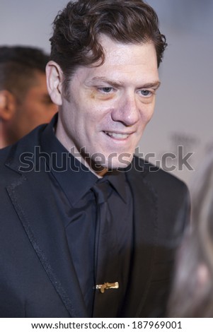 New York, NY, USA - April 18, 2014: Director Adam Rapp attends the 2014 Tribeca Film Festival Word Premiere Narrative: \'Loitering With Intent\' at BMCC/Tribeca PAC, Manhattan