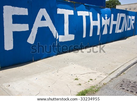 Graffiti sign \