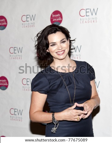NEW YORK, NY - MAY 20: Actress Karen Duffy attends the 2011 Cosmetic Executive Women Beauty Awards at The Waldorf-Astoria Hotel on May 20, 2011 in New York City.