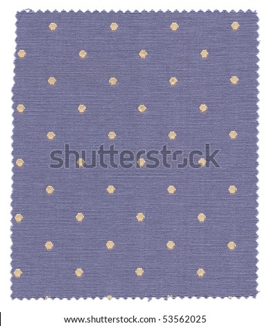Dotted Fabric Swatch with zigzag edges