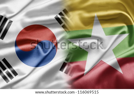 South Korea and Myanmar