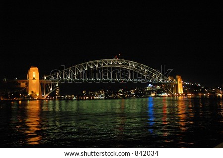 Night Lights off Sydney Harbor