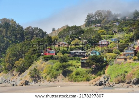 Muir Beach unincorporated community in Marin County, California, USA. Stok fotoğraf © 