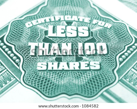 Green certificate for capital / common stock shares certificates of American tobacco corporation.