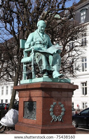 Copenhagen, Denmark - famous Danish composer, Johan Peter Emilius Hartmann. Oresund region.