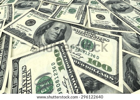 Money background from dollars usa. Business concept