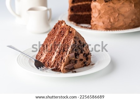 Similar – Image, Stock Photo Large pieces of chocolate