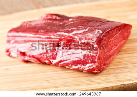 Raw Beef Tenderloin