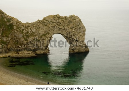 Durdle door a natural arch in the rock on the southwest coast of England in the county of Dorset