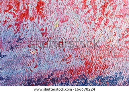grunge silver-red painted background