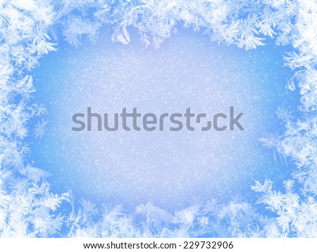 blue frozen window glass for your background. See my portfolio sets for more winter backgrounds