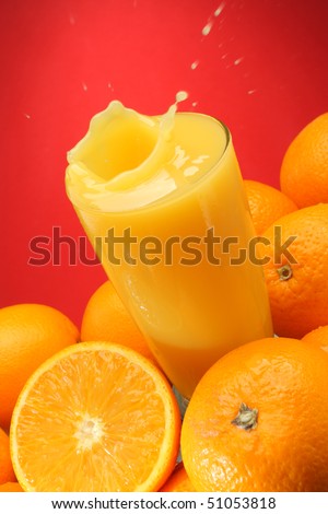 Orange juice Splash
