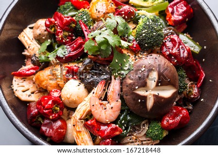 China spicy Hot pot, Sichuan cuisine