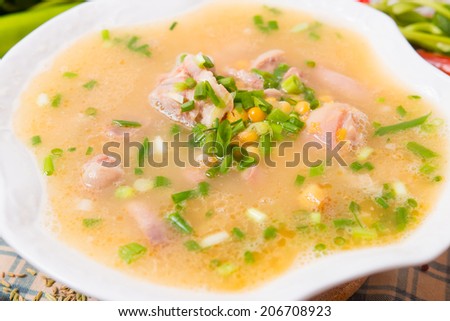 Pig\'s trotters soup, Chinese food