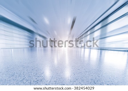 Similar – Image, Stock Photo Gait pattern Corridor