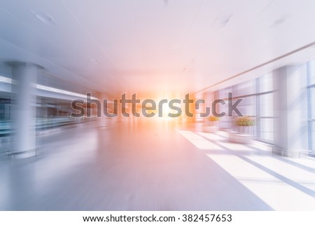 Similar – Image, Stock Photo Gait pattern Corridor