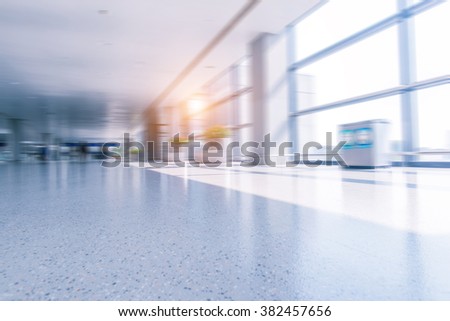 Similar – Image, Stock Photo Gait pattern Corridor