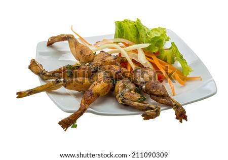 Grilled frog legs - French style