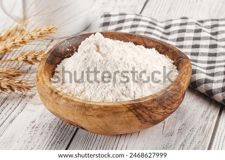 Image, Stock Photo Bowl with flour and sugar