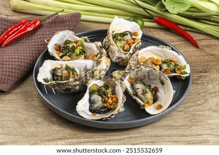 Similar – Image, Stock Photo Oysters on a bowl with ice cubes